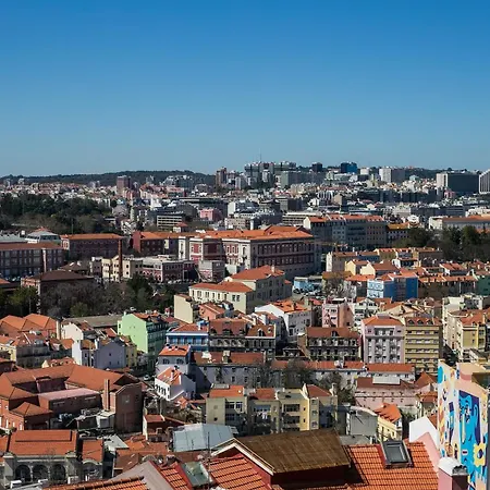 Appartement Happy - With A View, Private Terrace & Ac Lissabon