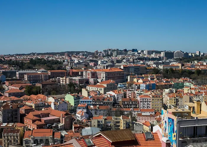 Appartement Happy - With A View, Private Terrace & Ac Lissabon